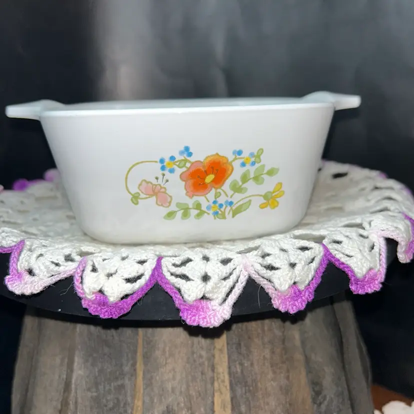 #1 Corning Ware Wildflower Petite Casserole Baking Dish 2 3/4 Cup Pan P-43-B