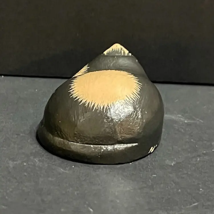 Primitive Miniature Handpainted Wooden Cat Figurine Indonesia ~1” x 2.5” x 2”