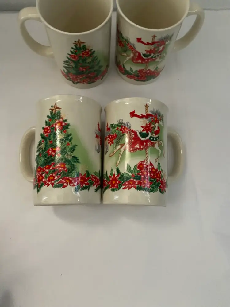 OTAGIRI Christmas mugs set up for
