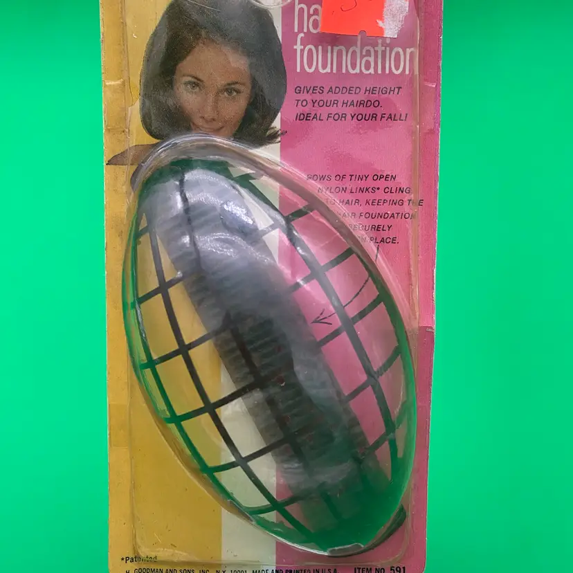 Goody Hair Foundation Hairclip - 1960's New Old Stock