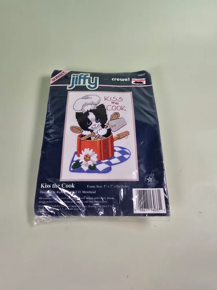1995 Sunset Jiffy Crewel Kit