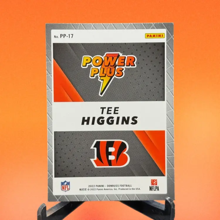 Tee Higgins 2022 Donruss Power Plus Refractor #PP-17 Cincinnati Bengals