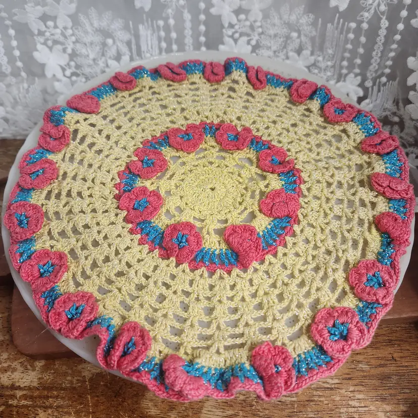 primary colors doily