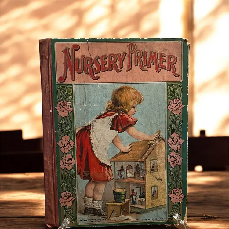 ANTIQUE Nursery Primer Book