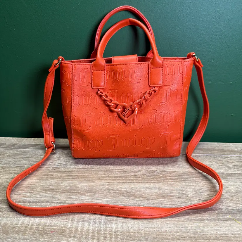 Juicy Couture Purse Y2K Orange Crossbody