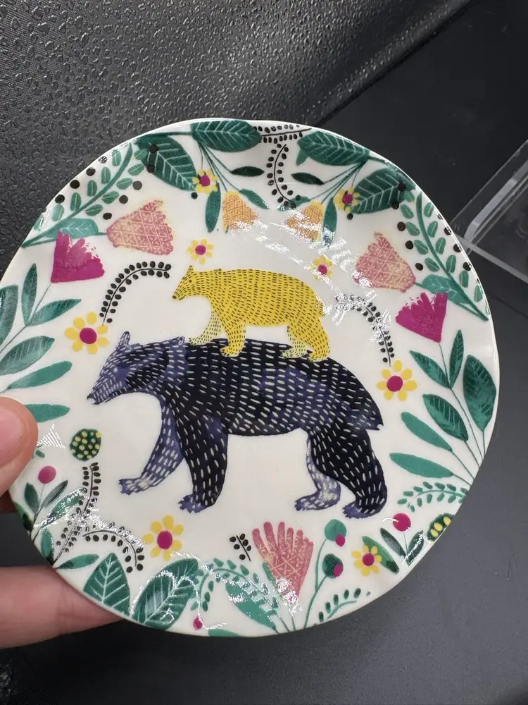 Set Of 4 Anthropologie Trinket Dishes 4.5”