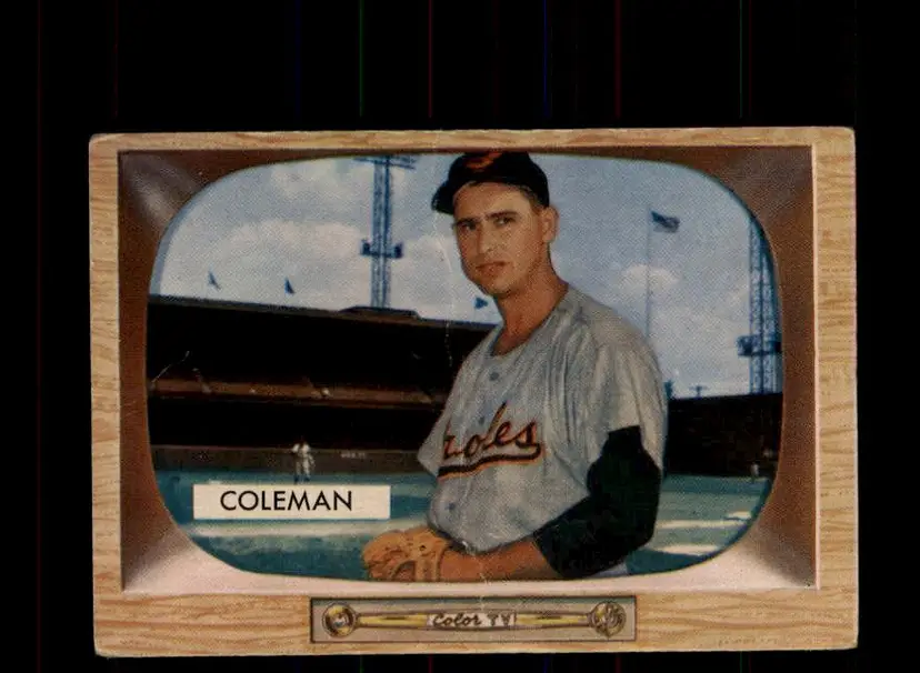 1955 Bowman #3 Joe Coleman - (pk-tl3) - Baltimore Orioles