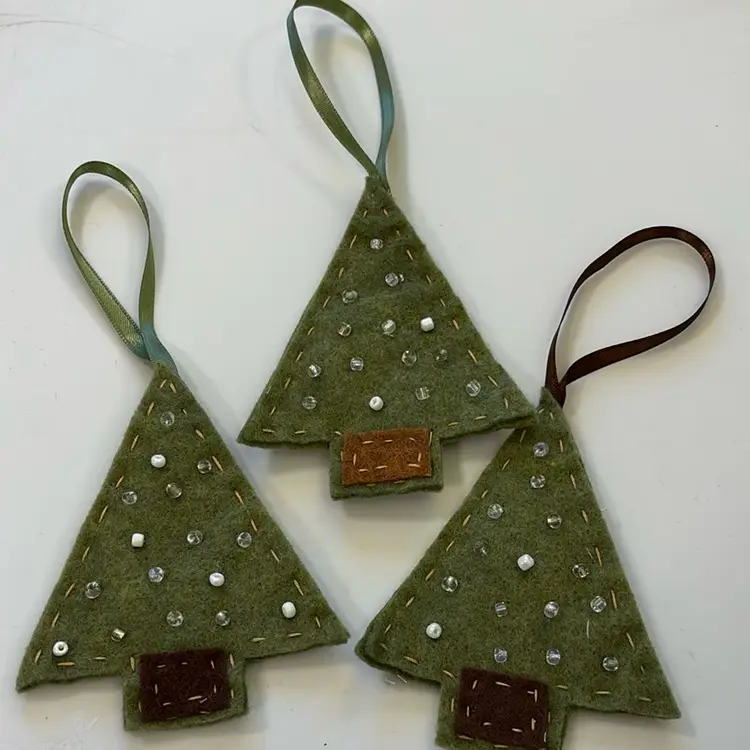 Felt Tree Ornaments