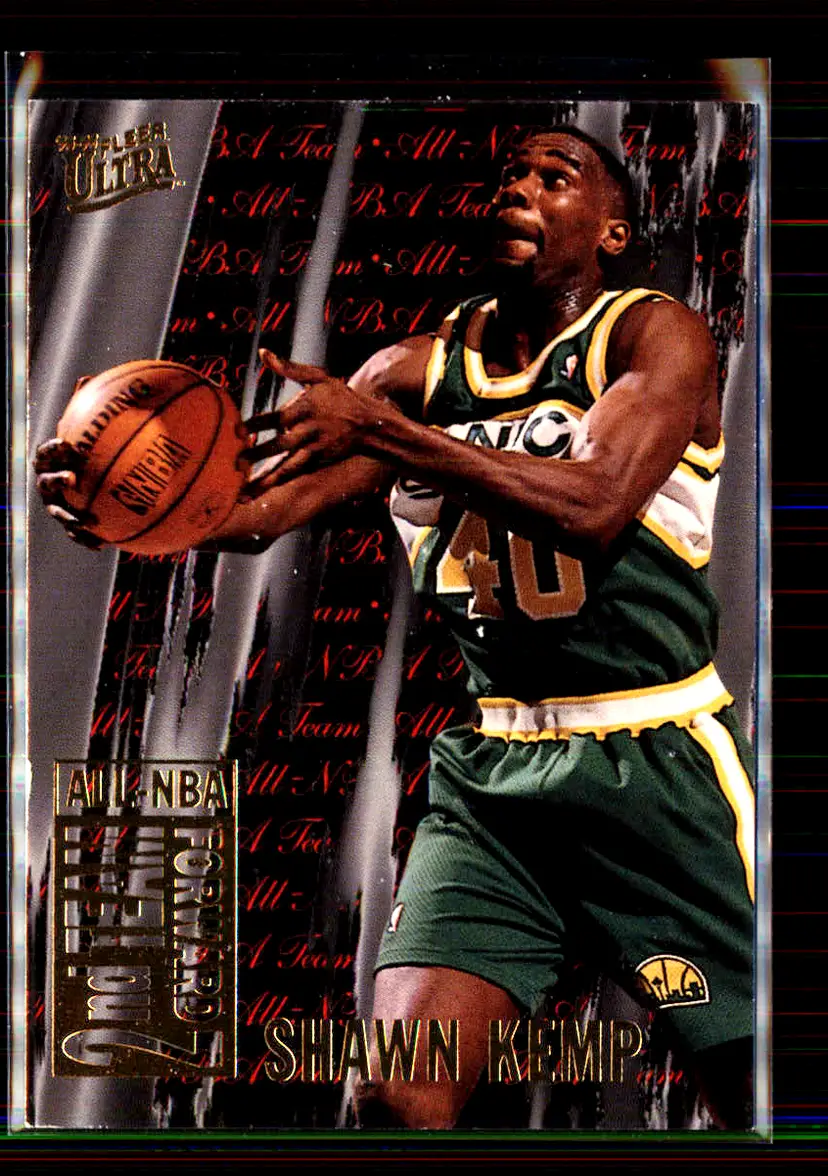 Shawn Kemp 1995-96 Fleer Ultra All-NBA #7 - Seattle SuperSonics - (146-207)