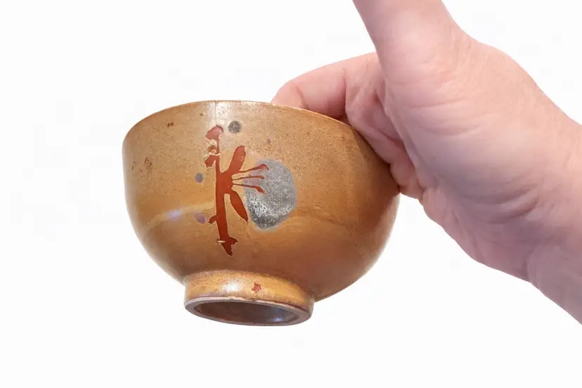 Hand Thrown Studio Pottery Bowl | Japanese Style | Chawan Tea Bowl Inspired | Artisan Ceramic