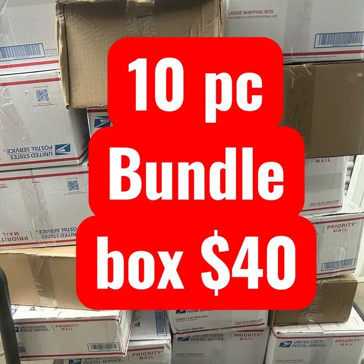 New- Men’s 10pcs Clothing Bundle Random Pull Retail $400