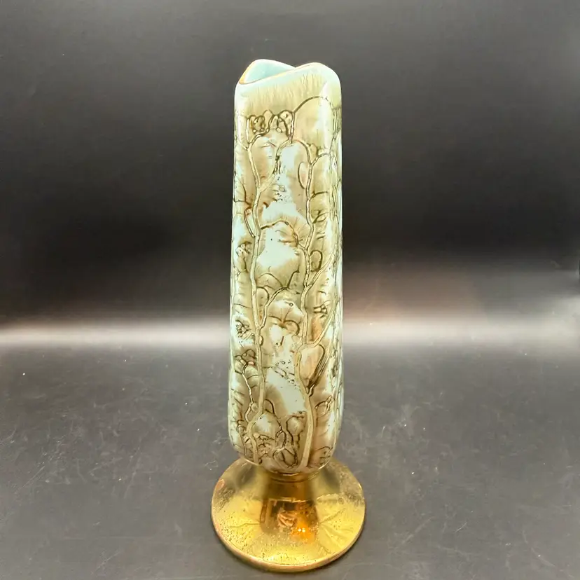Hand-Painted Delft Holland Vase