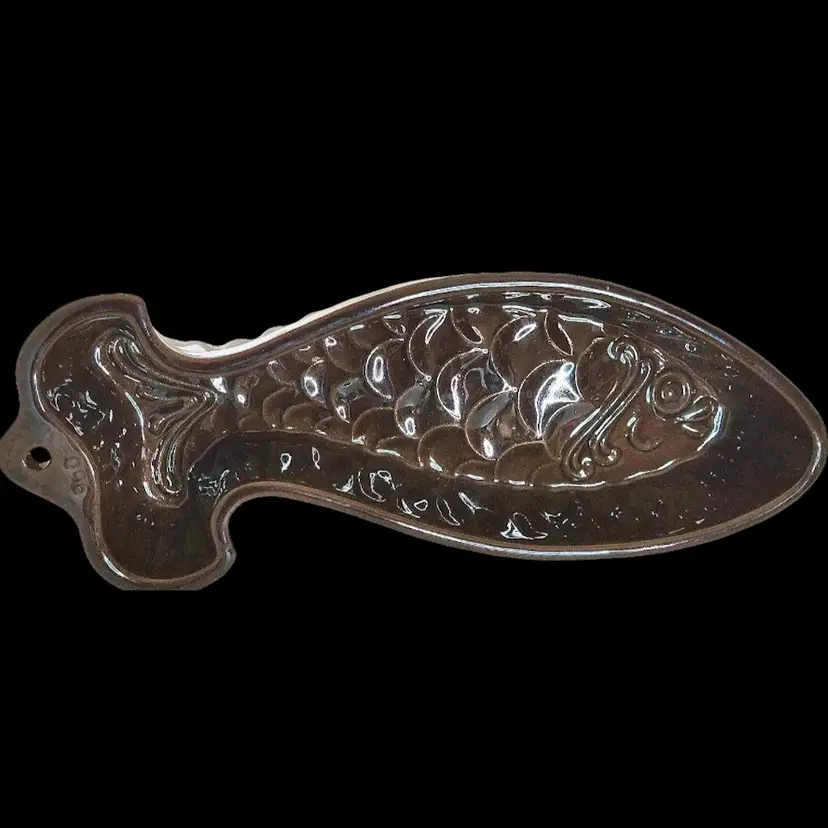 Redware Ceramic Fish Bake Dish