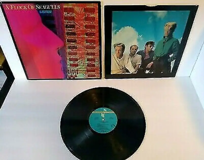 A Flock Of Seagulls Listen Vinyl LP Record New Wave Synth-Pop Nightmares Talking