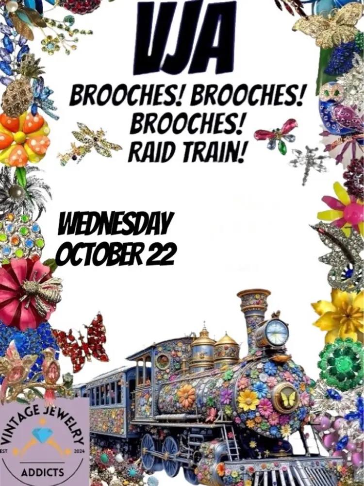 Brooches,Brooches,Brooches Train !! 