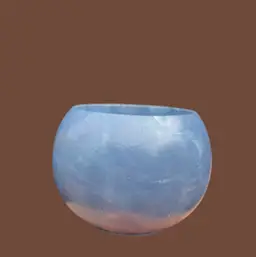 3” Muted Sky Globe Concrete Planter