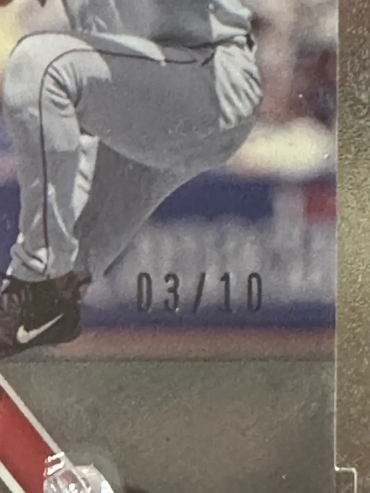 2021 Panini Legends Pedro Martinez Auto 03/10