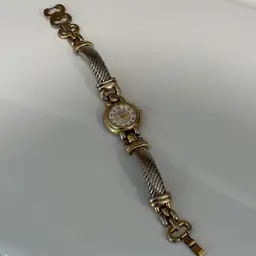 Relic Women's Stainless Gold Tone Easy Read Numbers Quartz Watch