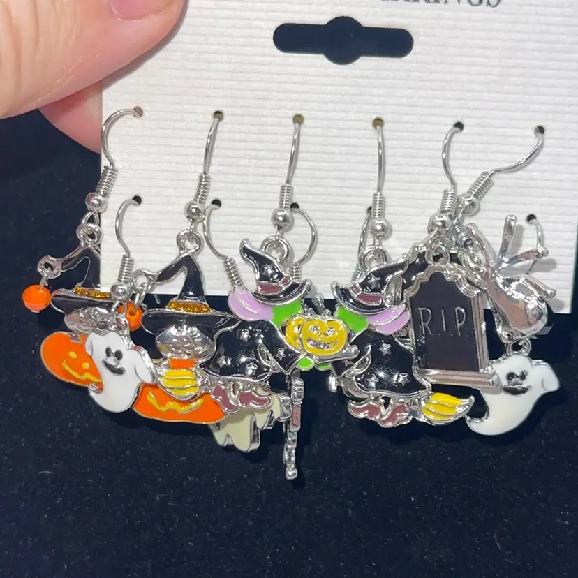 Halloween Earring Set Of 6 Brand New
