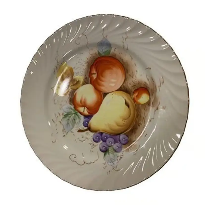 Vintage Japan Fruit Plate Wall Hanging 10” SL 3803