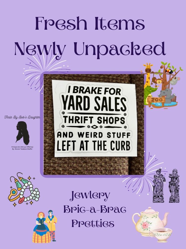 New Auction Finds By Bob’s Daughter aka Sharon