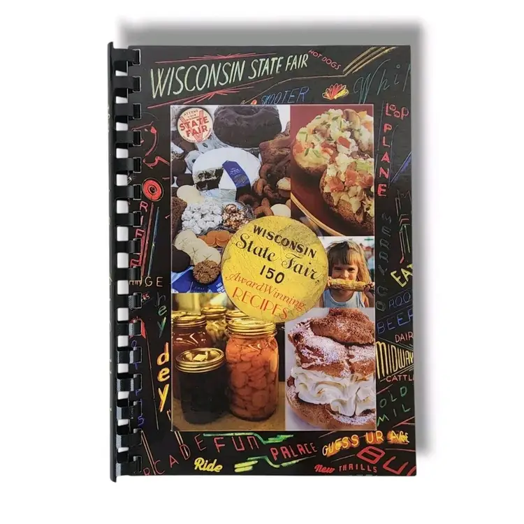Wisconsin State Fair Cookbook 2001 Anniversary Midwest Recipes Blue Ribbon Food