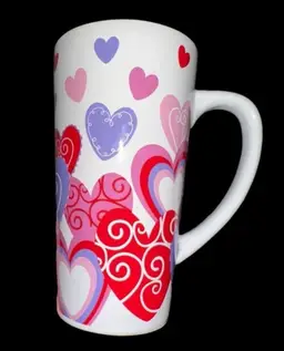 Burton + BURTON "Razzle Dazzle Love" Oversized Tall Coffee Mug - Valentine’s Day!