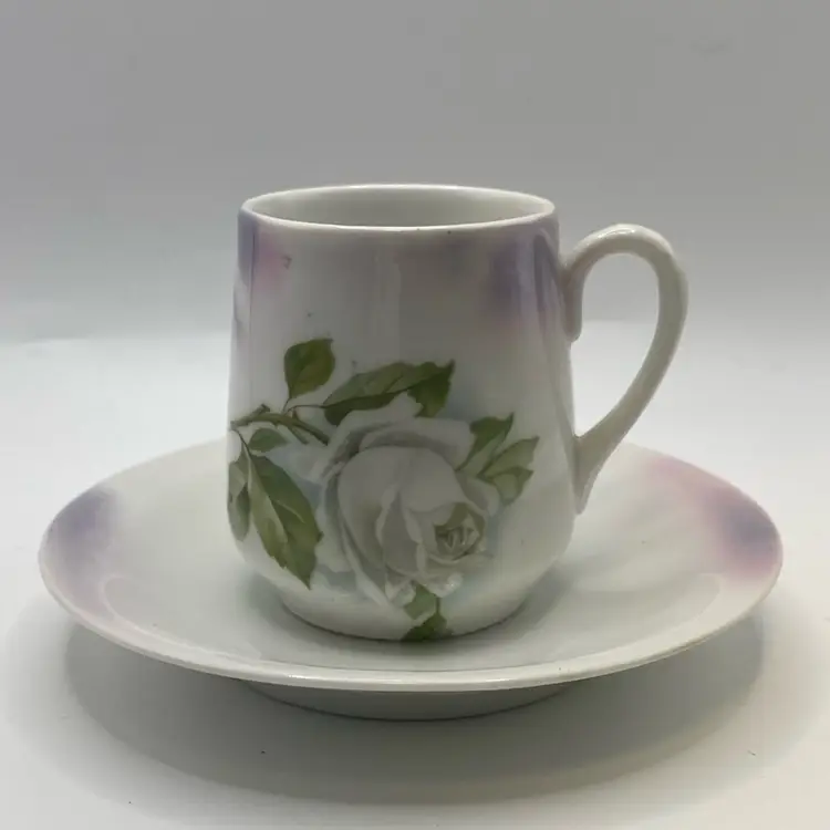 Vintage Porcelain Tea Cup And Saucer