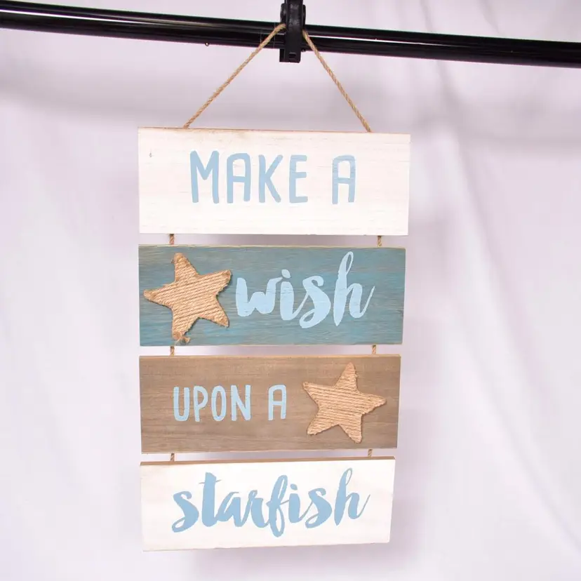 Make a Wish Upon a Starfish Wall Hang Beach House