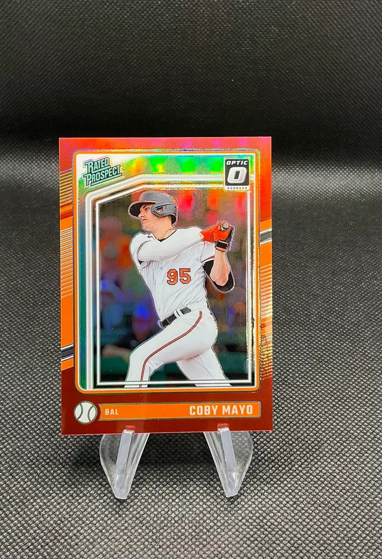 COLBY MAYO 2024 Donruss Optic Rated Prospect Red Prizm #/99- Baltimore Orioles