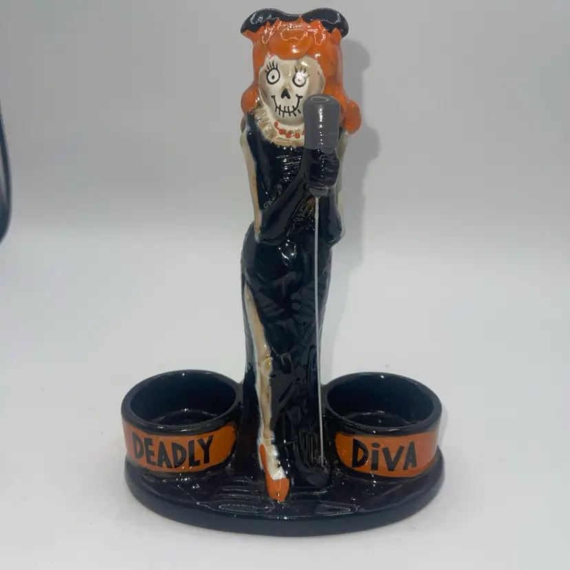 Yankee Candle Holder “Deadly Diva” Boney Bunch Series 8”