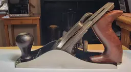 Stanley #4 Type 11 Plane Corrugated Sole V Logo Iron Great Wood Tuned Sharp