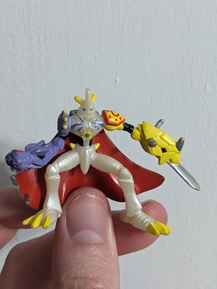 Omnimon Omegamon Digimon Digital Monsters 1.5" Mini Figure H-T Bandai 2000