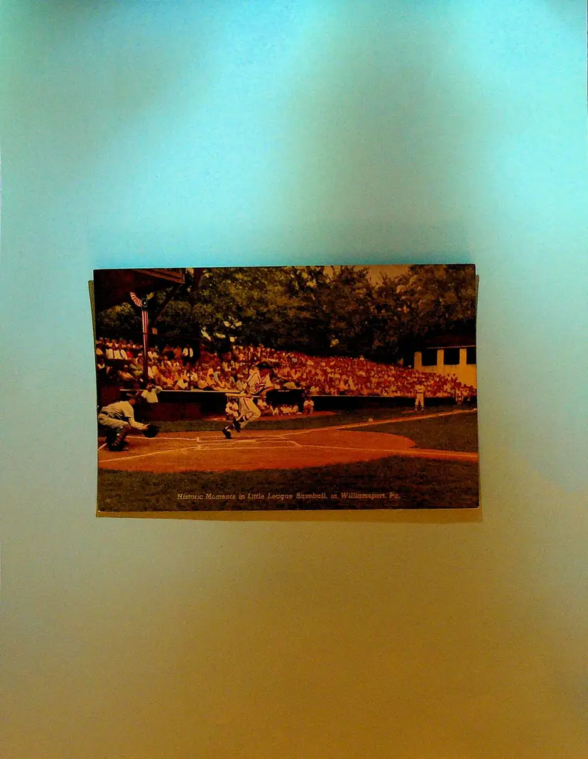 Historic Moment in Little League Baseball in Williamsport Pennsylvania Postcard
