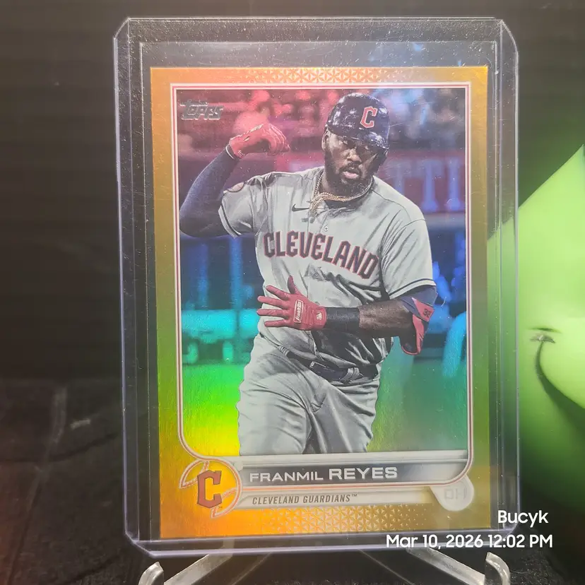 2022 Topps Gold Foil - Franmil Reyes Cleveland Guardians