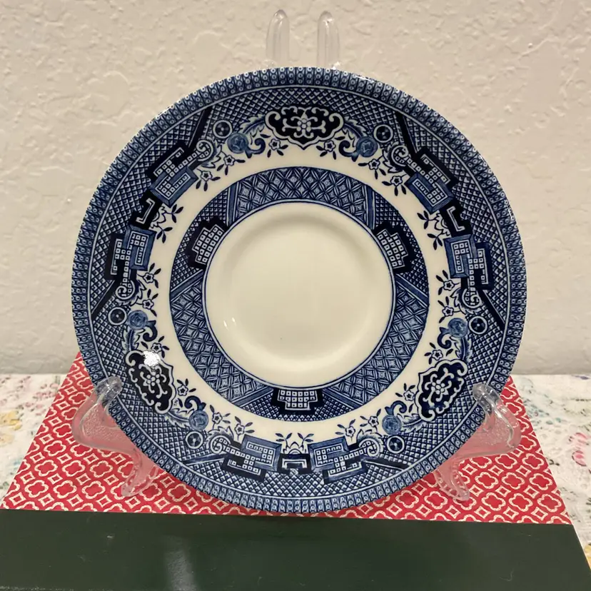 Churchill Blue Willow Saucer 5.5” Dia