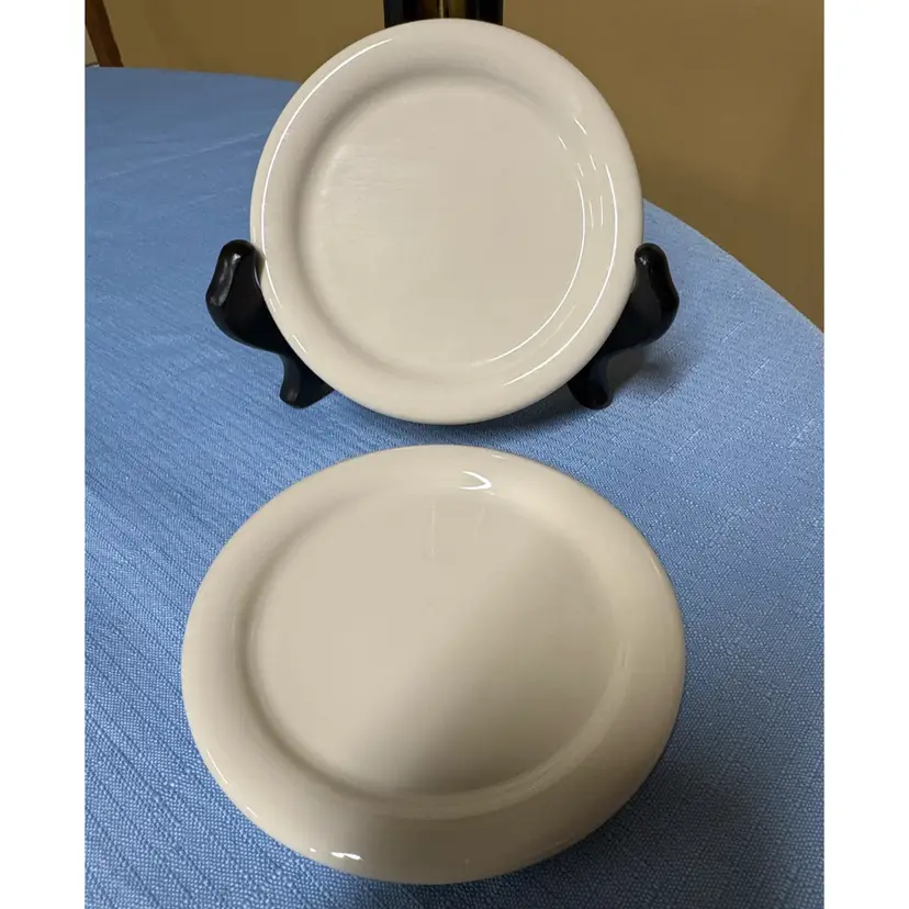 Fiesta COASTERS IN IVORY. 4-1/4" Fiesta tableware company set of 2