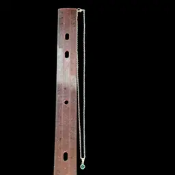 Necklace With Blue Pendant As Shown