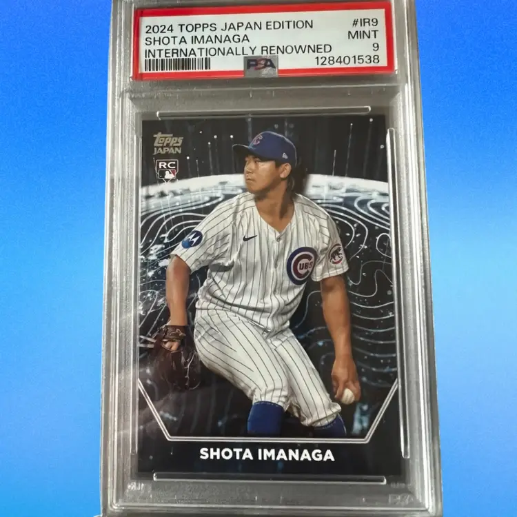 Shota Imanaga 2024 Topps Japan Internationally Renowned PSA 9