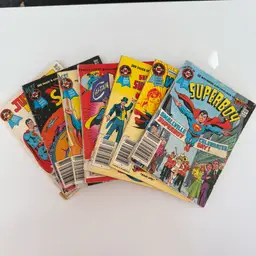 Set Of 7 1980's DC Comics