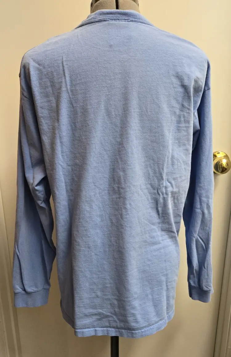 Nike Team MLB Milwaukee Brewers Long Sleeve Powder Blue Shirt Size Medium Baseball