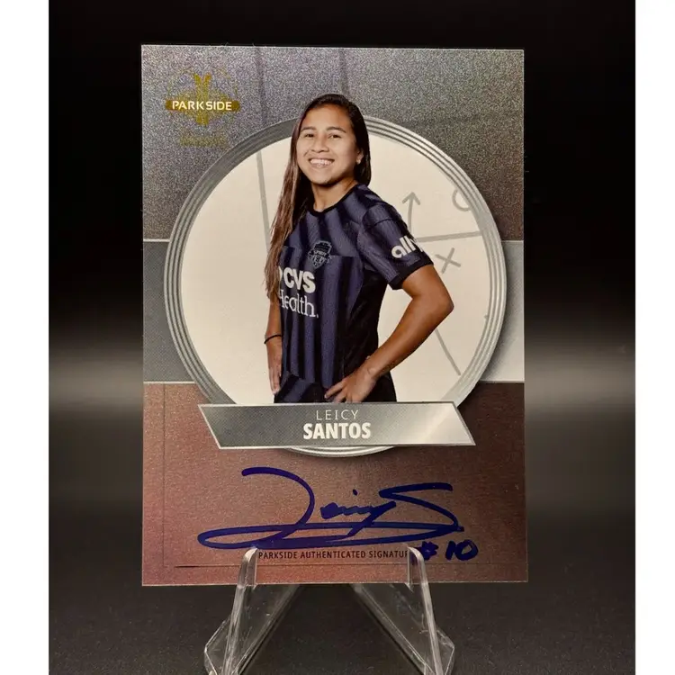 Leicy Santos Washington Spirit - 2024 Parkside Vol. 2 Signature Series Foil No. 32/99