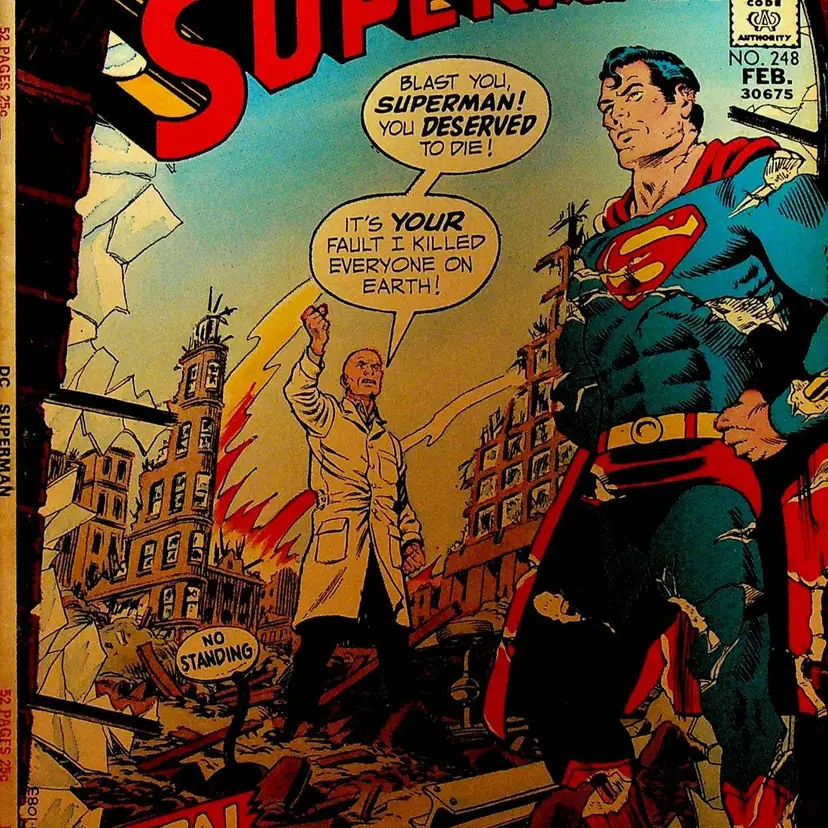 Superman 248 Lex Luthor Galactic Golem