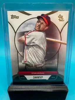 Stan Musial Topps Welcome To The Club 3X MVP St. Louis Cardinals