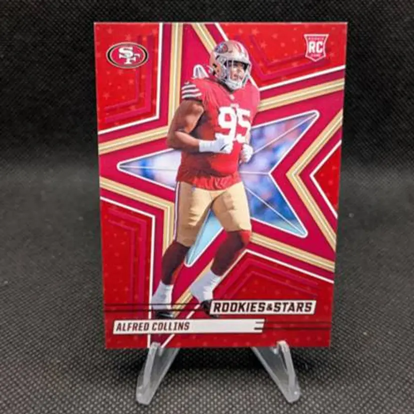 Alfred Collins 2025 Panini Rookies & Stars Red #102 - San Francisco 49ers