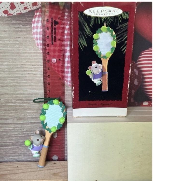 Hallmark Ornaments Mouse Tennis