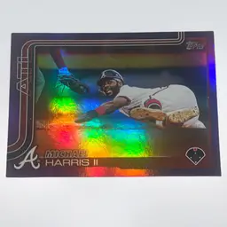 Michael Harris 2025 Topps Series 1 Purple Foil /250