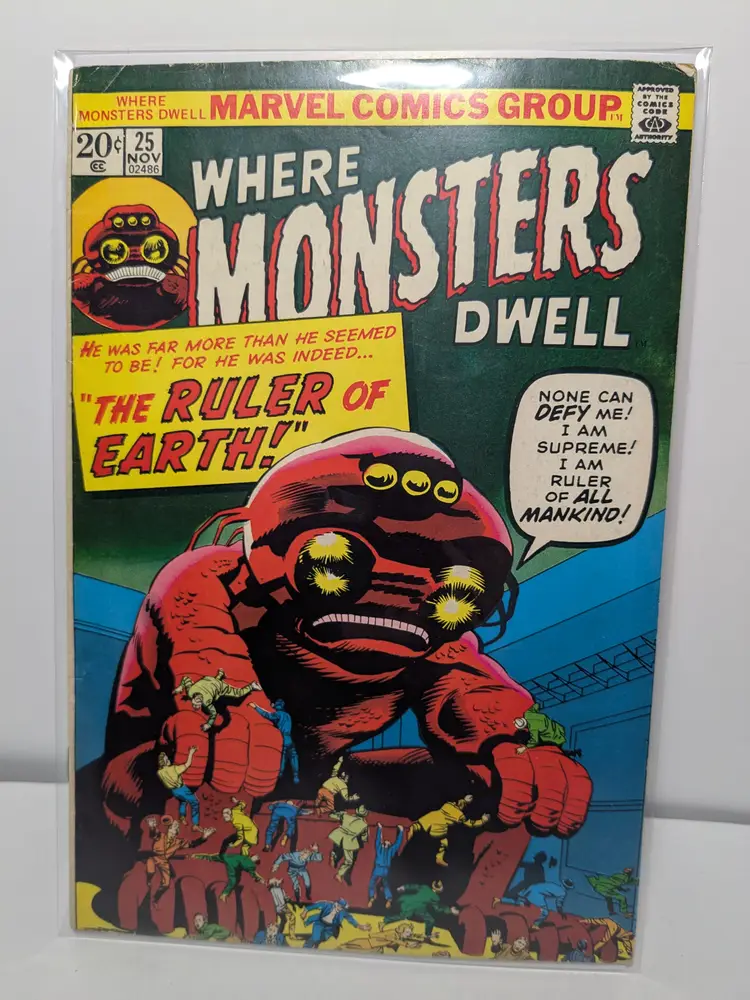 Where Monsters Dwell #25 - Marvel Comics Group (Nov 1973)