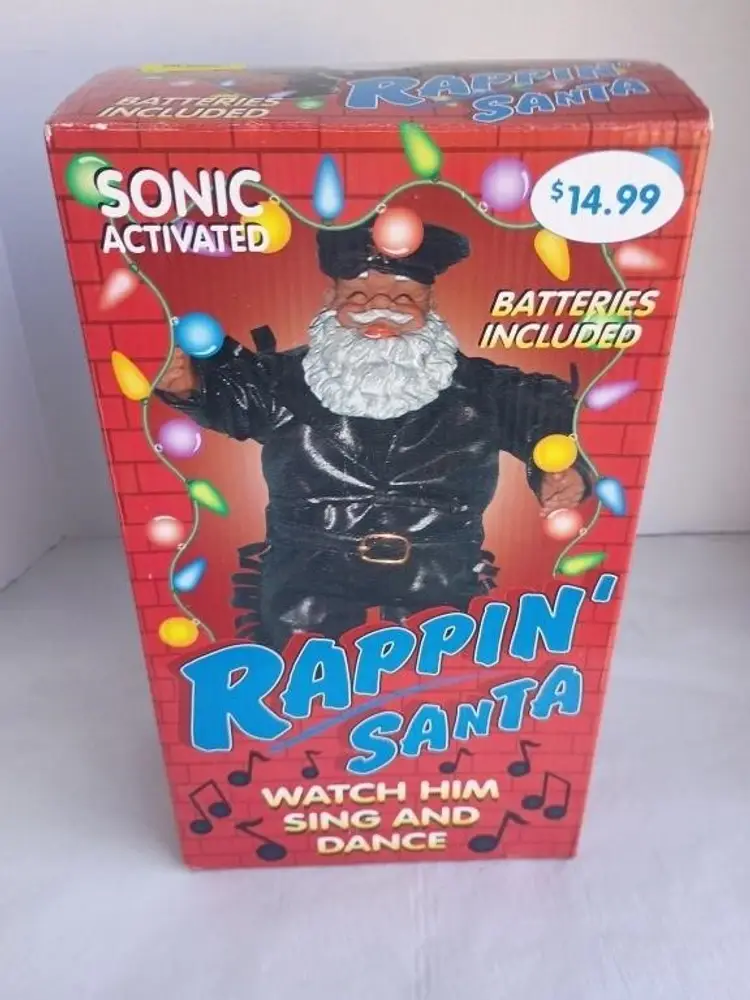 70's Dancing and Singing "Rappin Santa"
