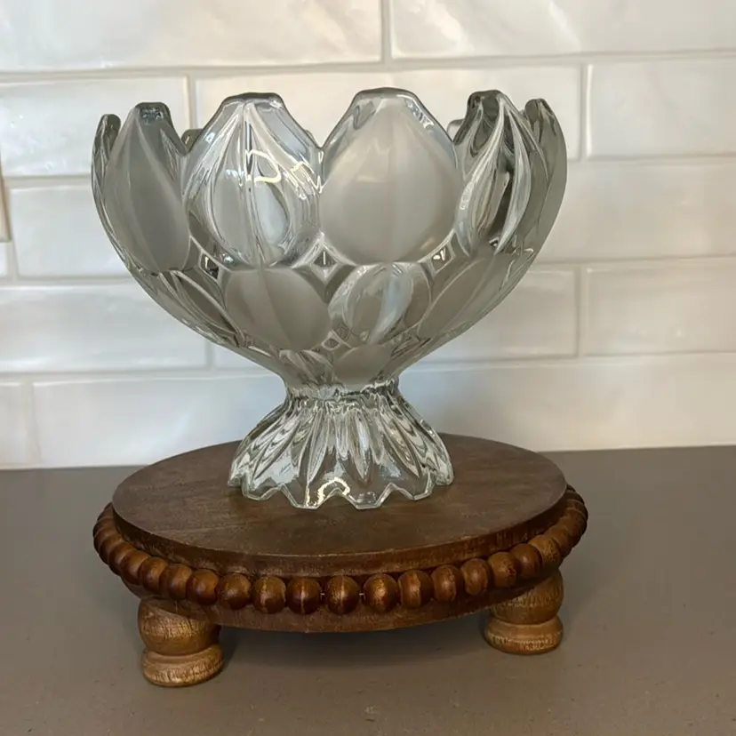 Morovia Crystal Pedestal Bowl